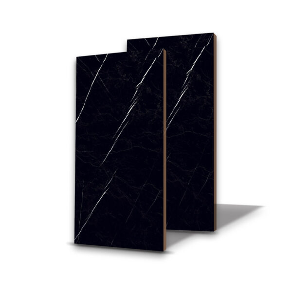 Porcelanato Negro Marquina 120 x 60 cm brillante